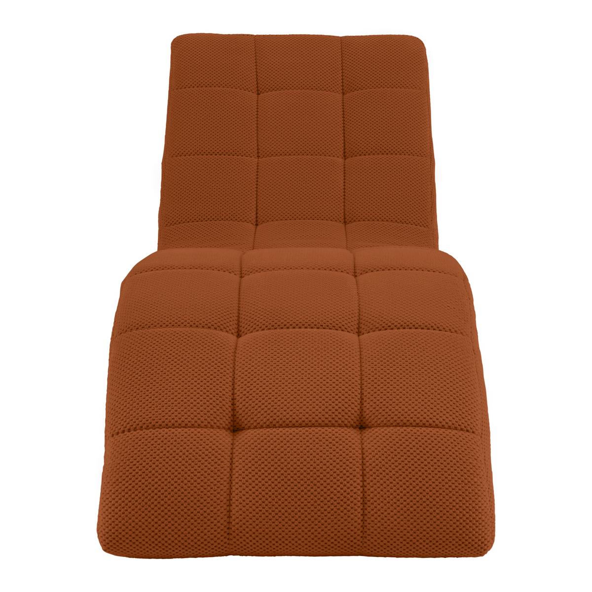 Relaxačné ležadlo LAVANDA, marhuľová, max. 120 kg - marhuľová/čierna, Modern, textil/plast (68/80/167cm) - Mömax