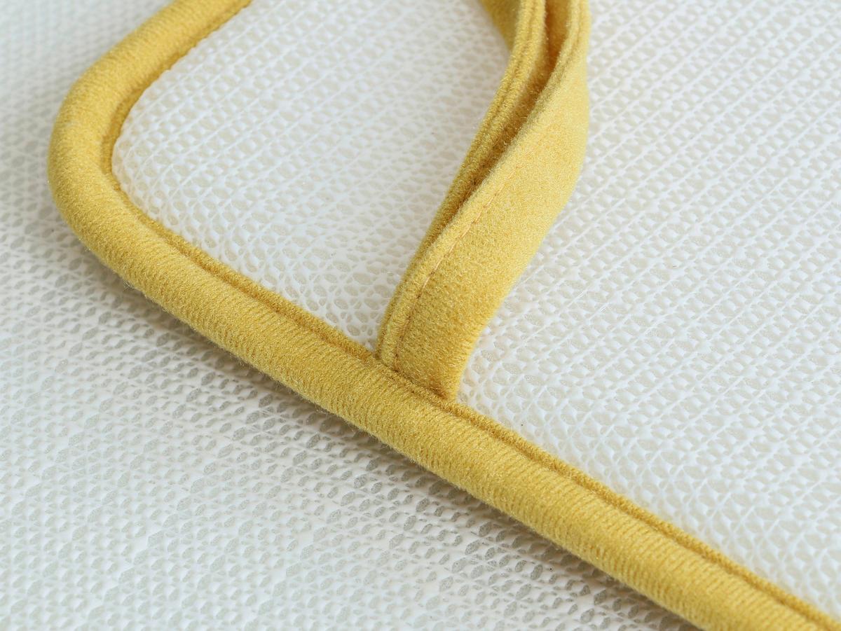 Sitzkissen Anita Honig 40x40 cm Polyester - Honig, MODERN, Textil (40/40/1,2cm) - Luca Bessoni