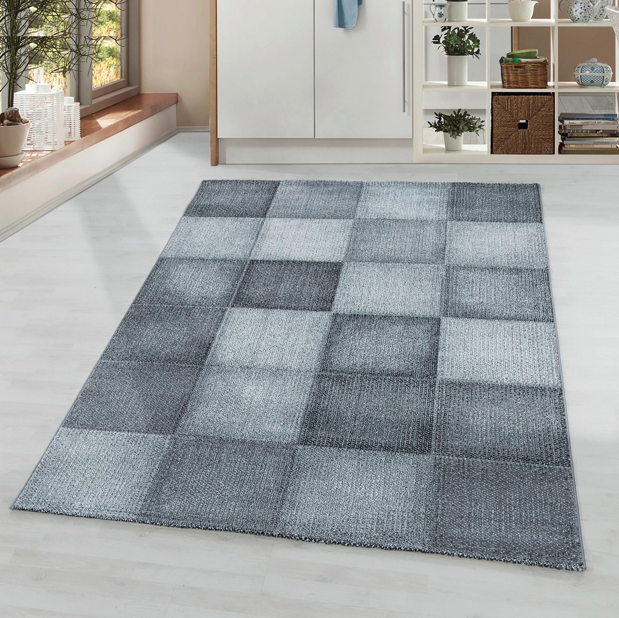 Webteppich Grau Naturfaser Ottawa 120x170 cm - Grau, Design, Textil (120/170cm)