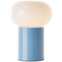 Tischleuchte 99003/03 Daeny - Blau/Weiß, Design, Glas/Metall (20/27cm) - Brilliant
