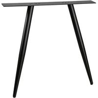 TISCHGESTELL Tablo Schwarz B: 79cm - Schwarz, MODERN, Metall (79/72/10cm) - Livetastic