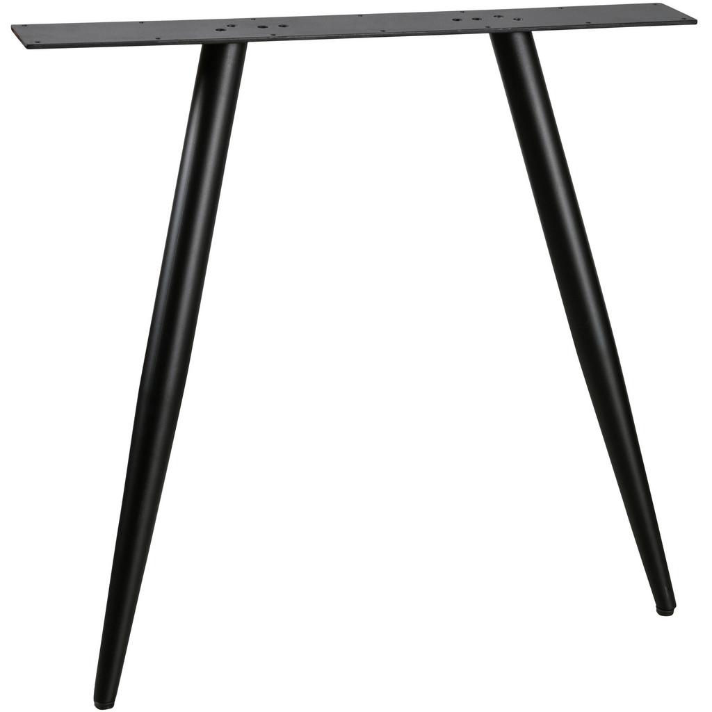 TISCHGESTELL Tablo Schwarz B: 79cm