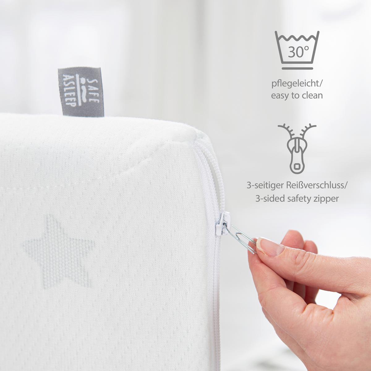 NMatratze COMFORT AIR Roll 60x120 cm - Weiß, Basics, Textil (120/9/60cm)