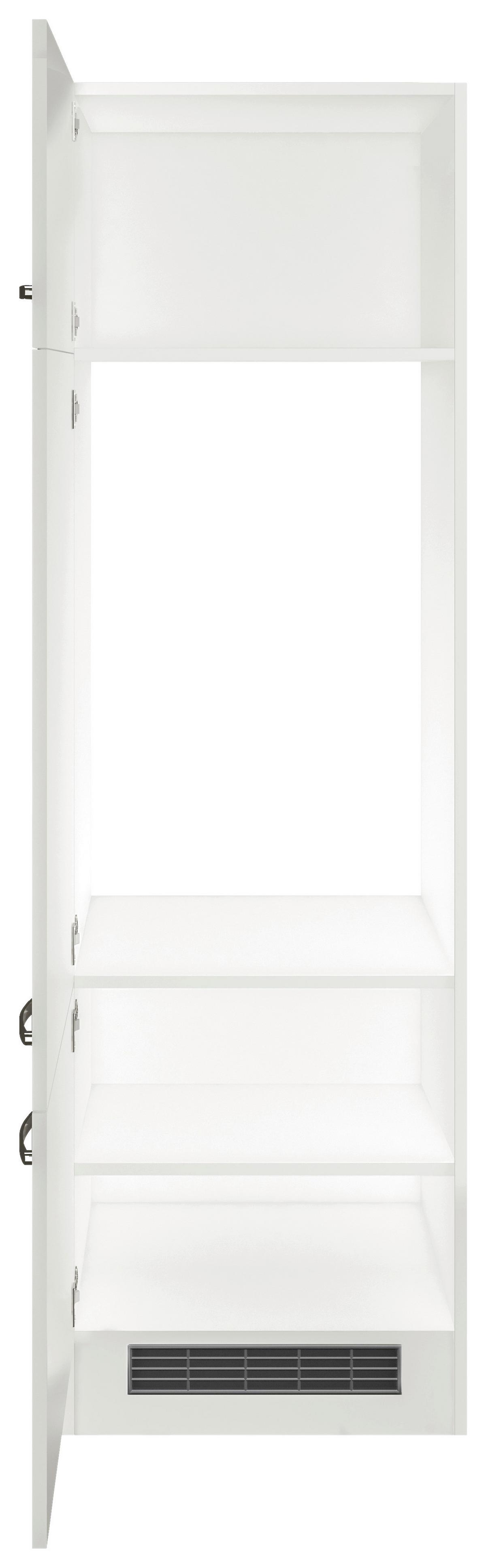 SKŘÍŇKA NA SPOTŘEBIČE ALBA  GIT60 - bílá/vysoce lesklá bílá, Moderní, kov/kompozitní dřevo (60/200/57cm)
