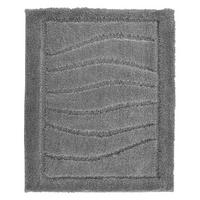 WC-Vorleger Lasse Graphit 50x60 cm Waschbar - Graphitfarben, ROMANTIK / LANDHAUS, Textil (50/60cm) - James Wood