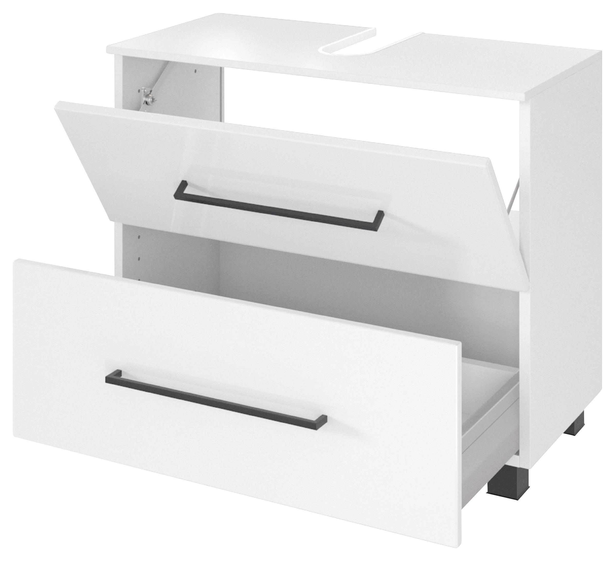 Praktischer Stauraum im Bad