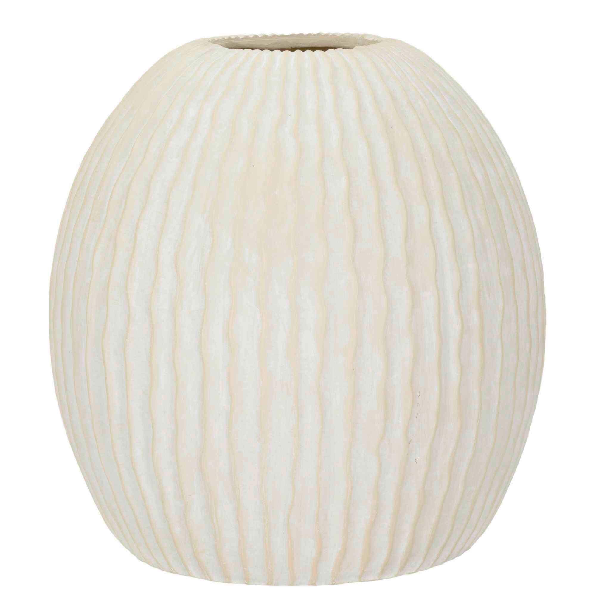 Vase Icicle Pot Creme B: 36,5 Cm