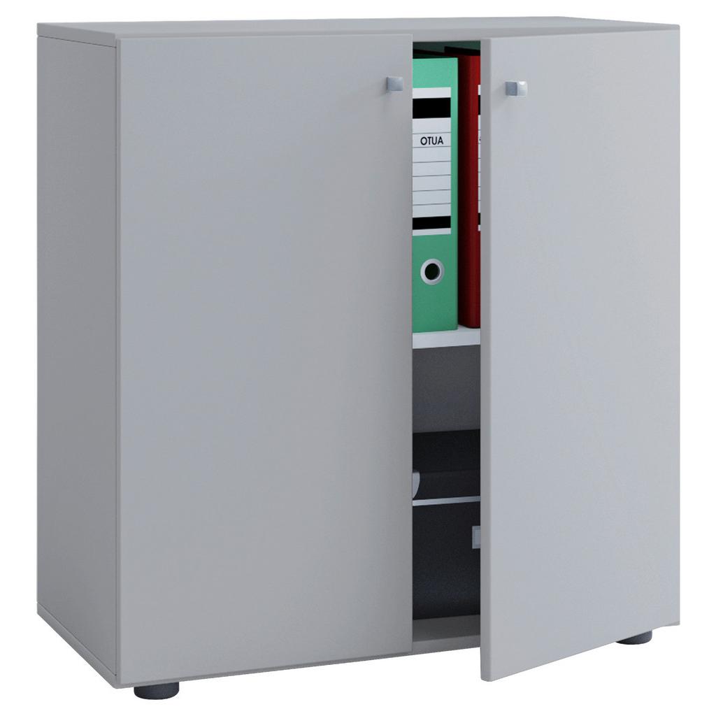 Aktenschrank Lona Grau Dekor B: 70 cm