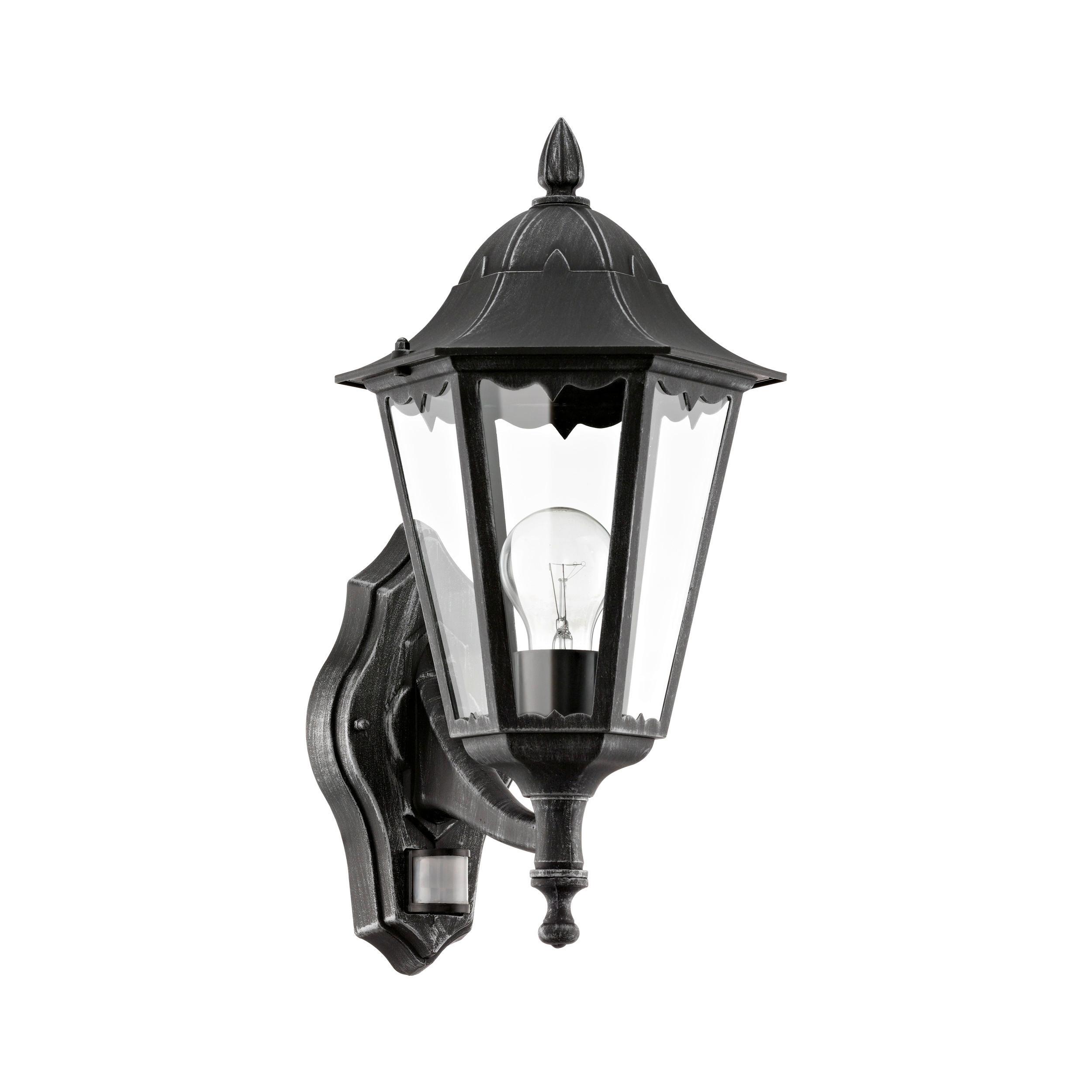 Außenwandleuchte Mit Bewegungsmelder 1x 60 W E27 - Basics (20cm) - Eglo