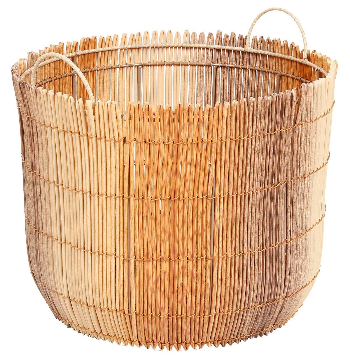 Korb Jasmina - L - Naturfarben, Basics, Kunststoff (32/30-35cm) - Luca Bessoni