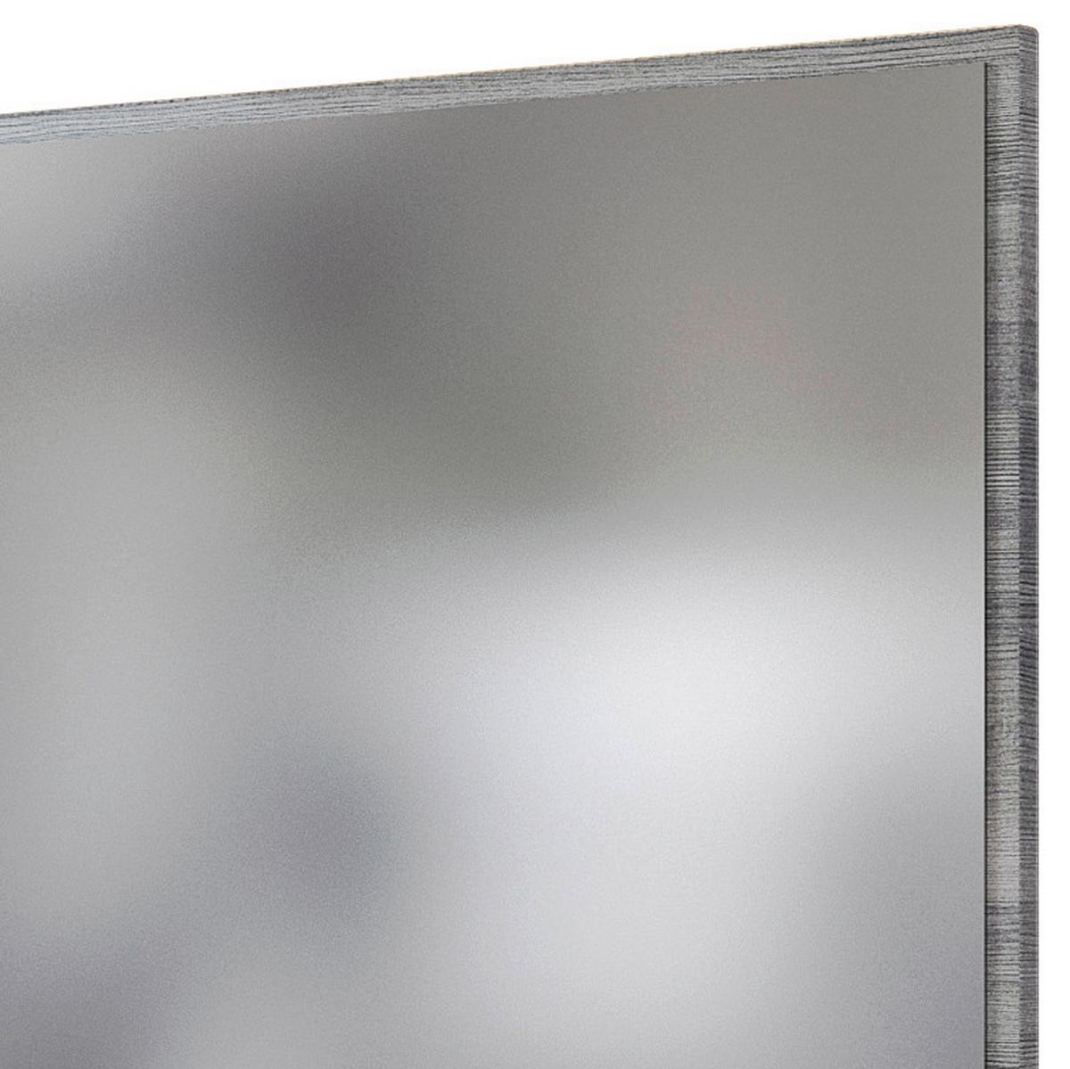 Badspiegel Arezzo Bxh 60x64 Cm Rahmen Graphit Dekor - Silbereichenfarben, Basics, Glas/Holzwerkstoff (60/64/2,5cm) - Held