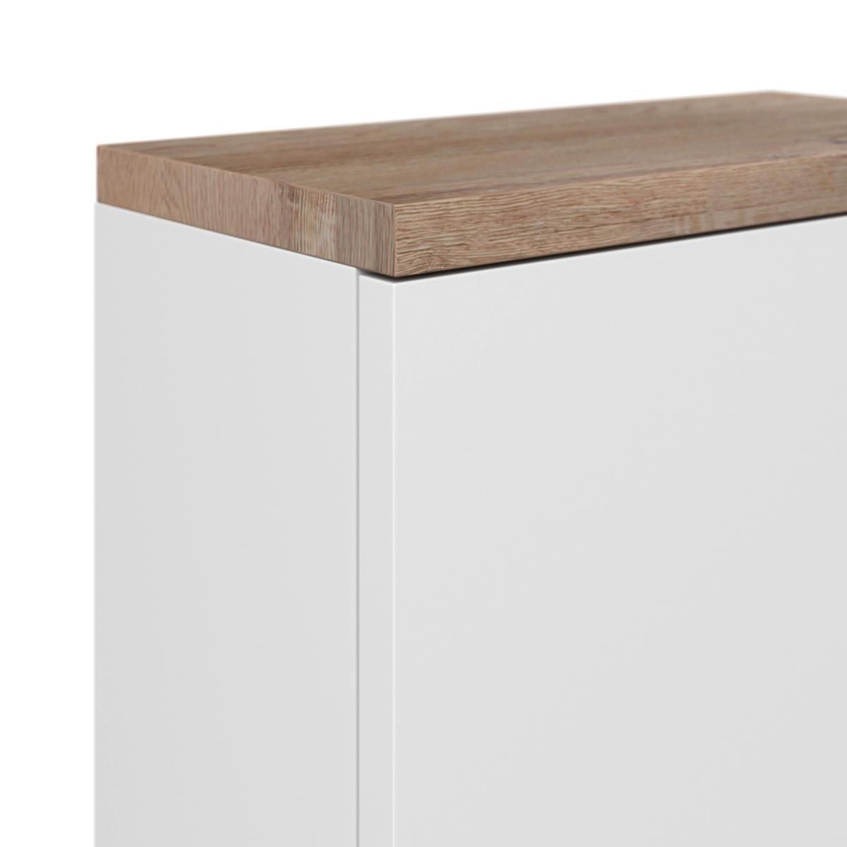 Faliszekrény Marbella - fehér, Modern, faalapú anyag (40/70/20cm)