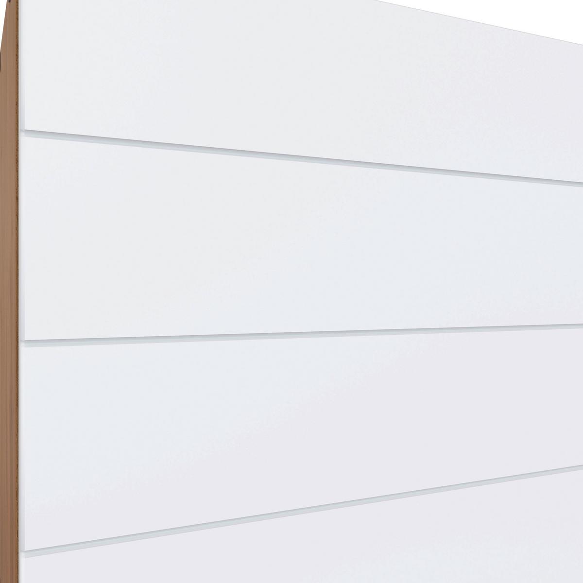 Eckküche Florenz ohne Geräte 240x270 cm Weiß/Eichefarben - Eiche Wotan/Weiß, Design, Holzwerkstoff (240/270cm) - Held