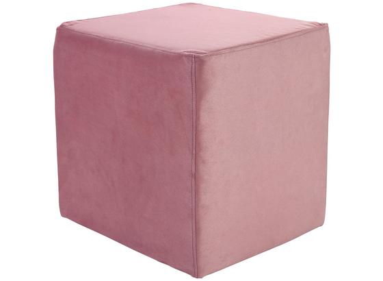Taburetka Betty - ružová, Basics, textil (45/45/45cm) Taburetka Betty - ružová, Basics, textil (45/45/45cm)