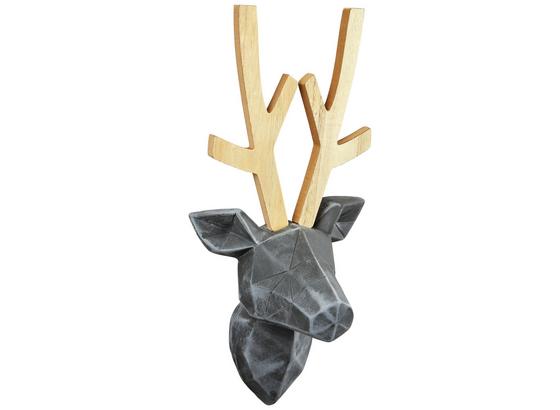 Dekohirsch Betonoptik - Creme/Grau, MODERN, Holz (35/16/45cm) Dekohirsch Betonoptik - Creme/Grau, MODERN, Holz (35/16/45cm)