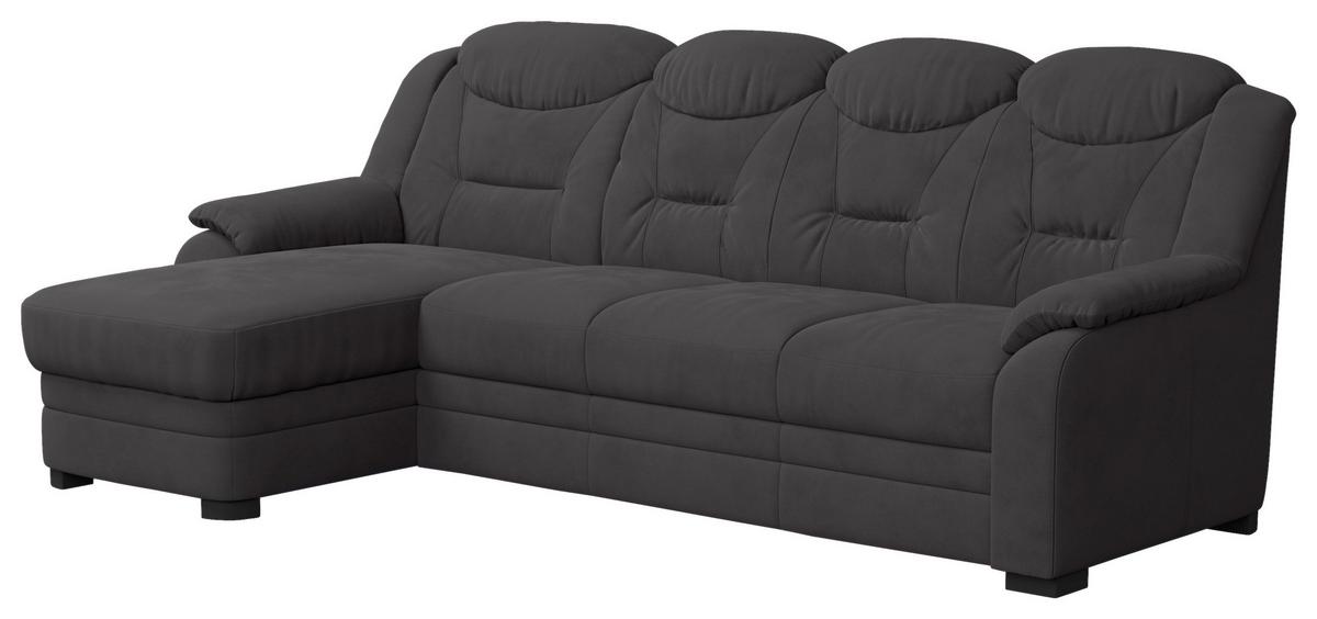 Ecksofa Marcus - Anthrazit, Basics, Textil (162/257cm) - MID.YOU