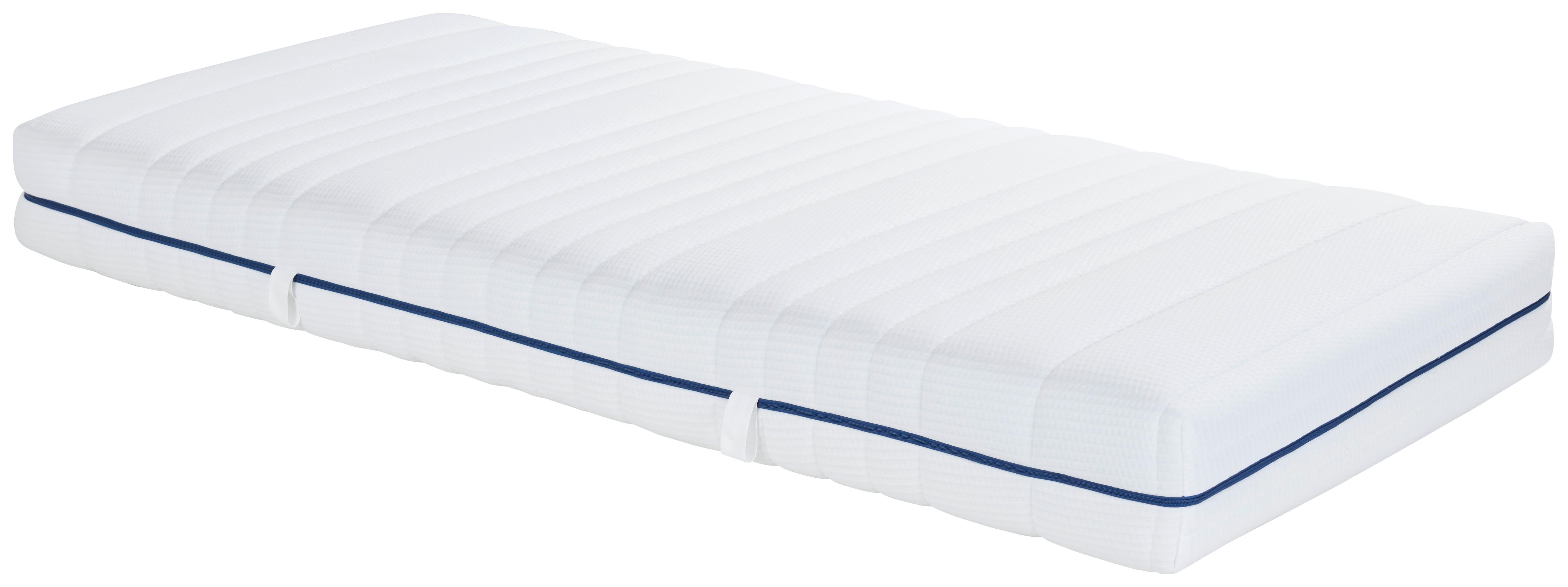 Komfortschaummatratze Somnia 90x200 cm H2+h3, H: 20 cm - Weiß, Textil (90/200cm)