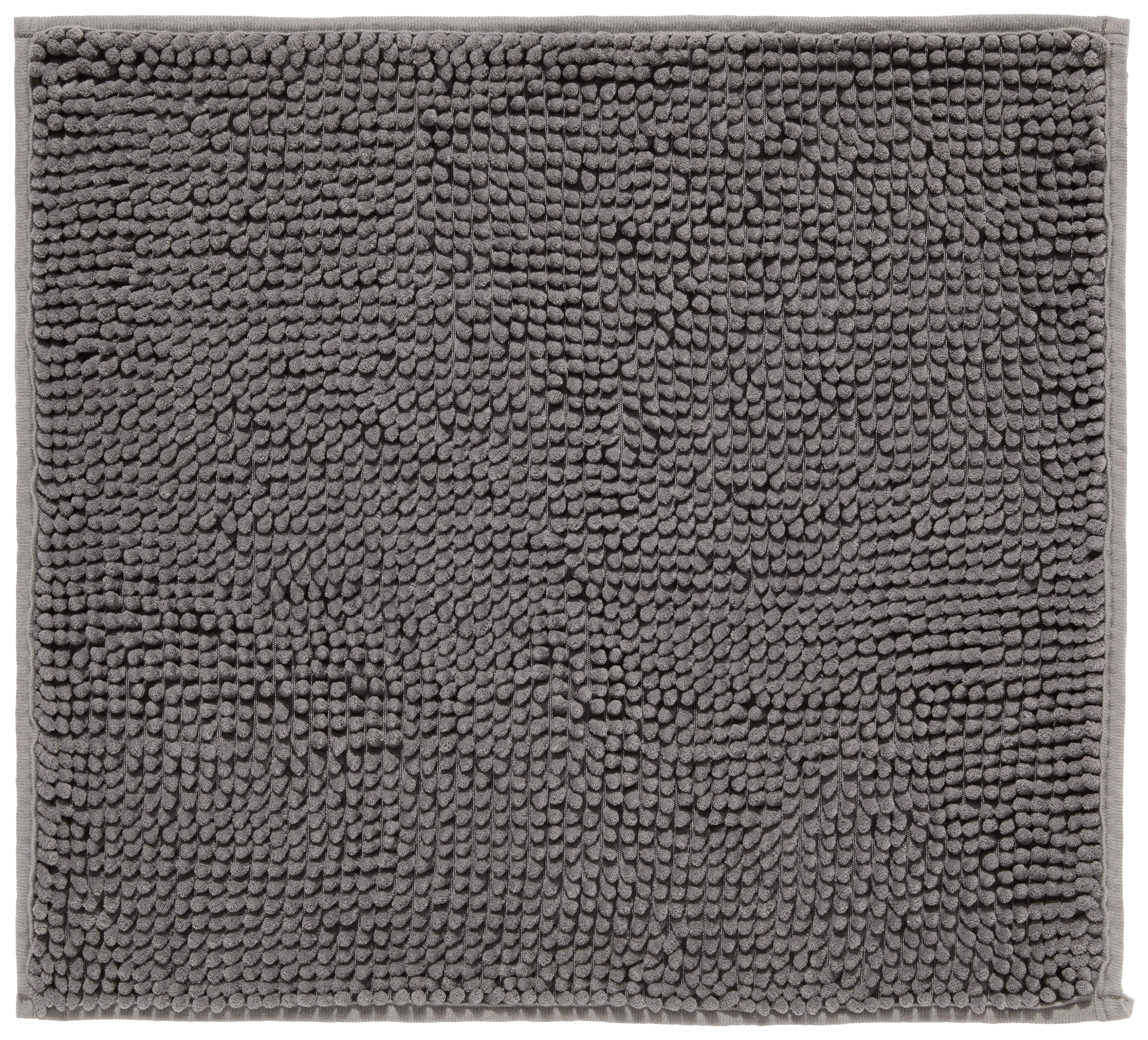 Wc-vorleger Anke Anthrazit 45x50 Cm Waschbar - Anthrazit, MODERN, Textil (45/50cm) - Luca Bessoni