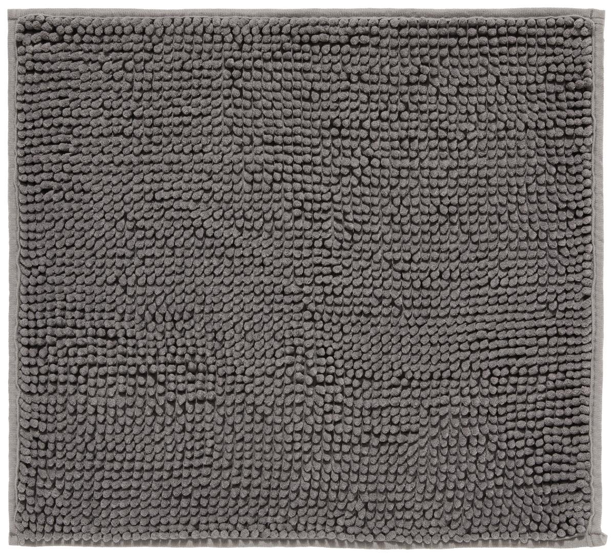 Wc-vorleger Anke Anthrazit 45x50 Cm Waschbar - Anthrazit, MODERN, Textil (45/50cm) - Luca Bessoni