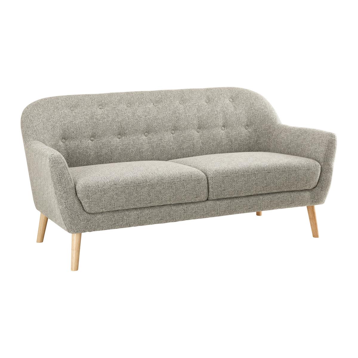 Pohovka LORY béžová - prírodná farba/béžová, Modern, drevo/textil (170/78/86cm) - Bessagi Home