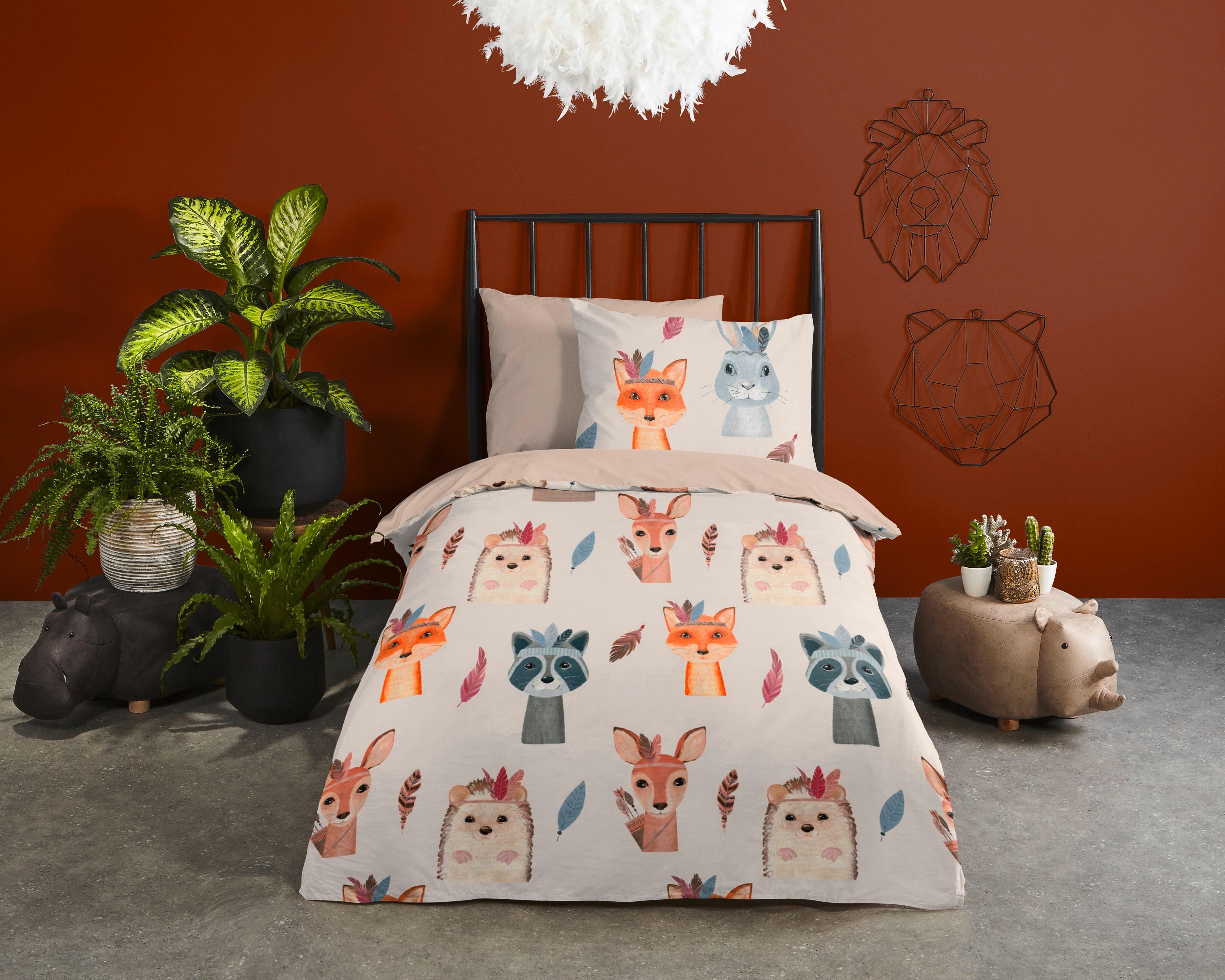 Kinderbettwäsche Rave Multicolor 140x200 Cm - Multicolor, Trend, Textil (140/200cm)