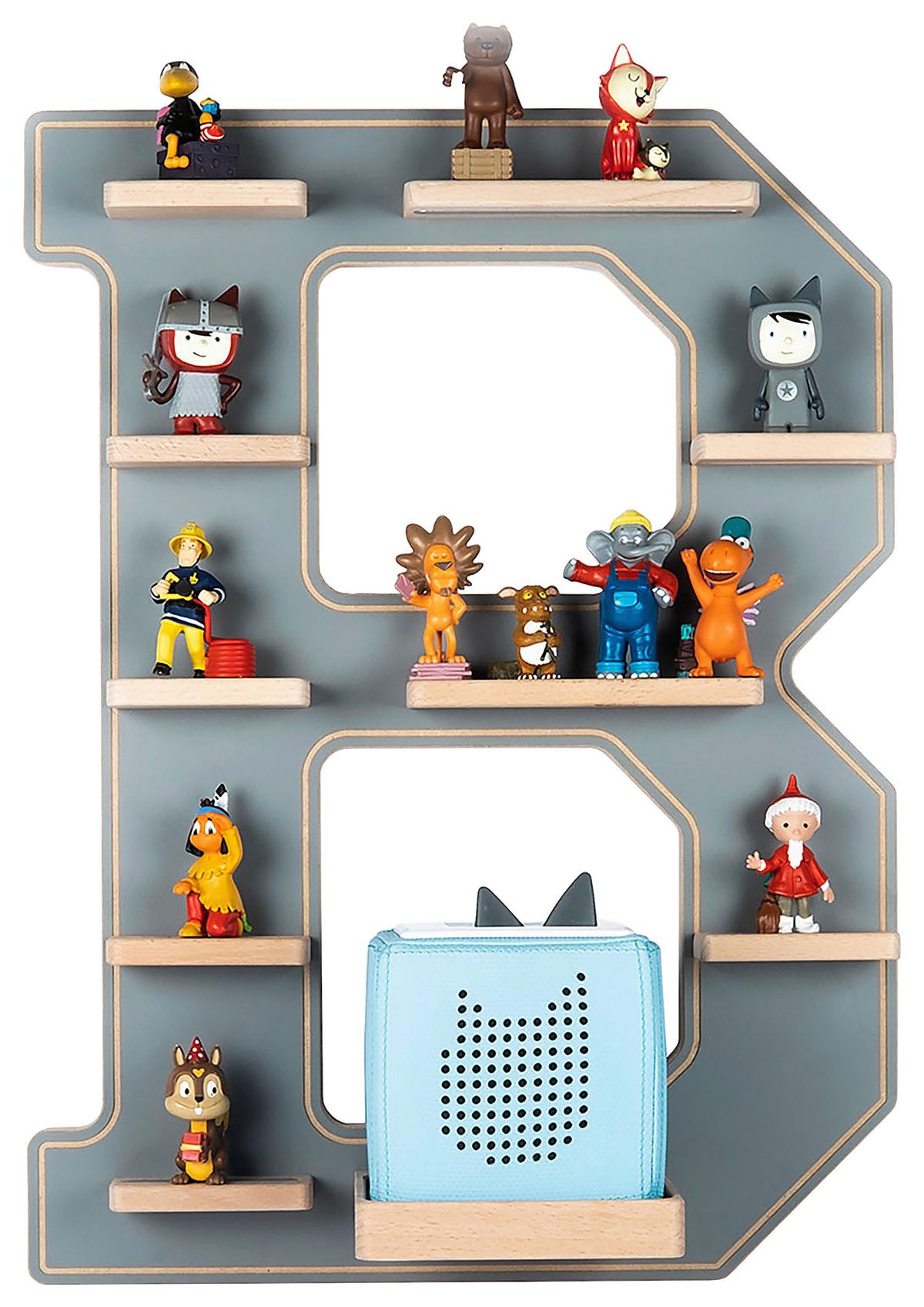 Kinderregal Boarti Grau B: 41 Cm - Grau, MODERN, Holzwerkstoff (41/54/19cm) - MID.YOU