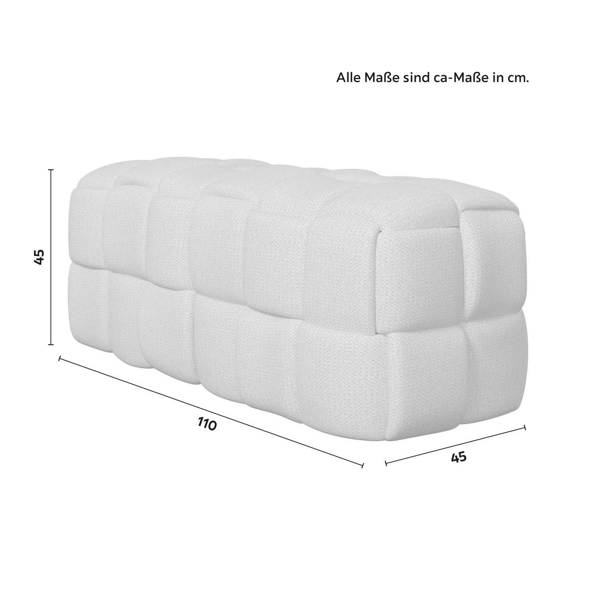 Moderná lavica ELLA sivá, buklé - čierna/sivá, Modern, drevo/textil (110/45/45cm) - Bessagi Home