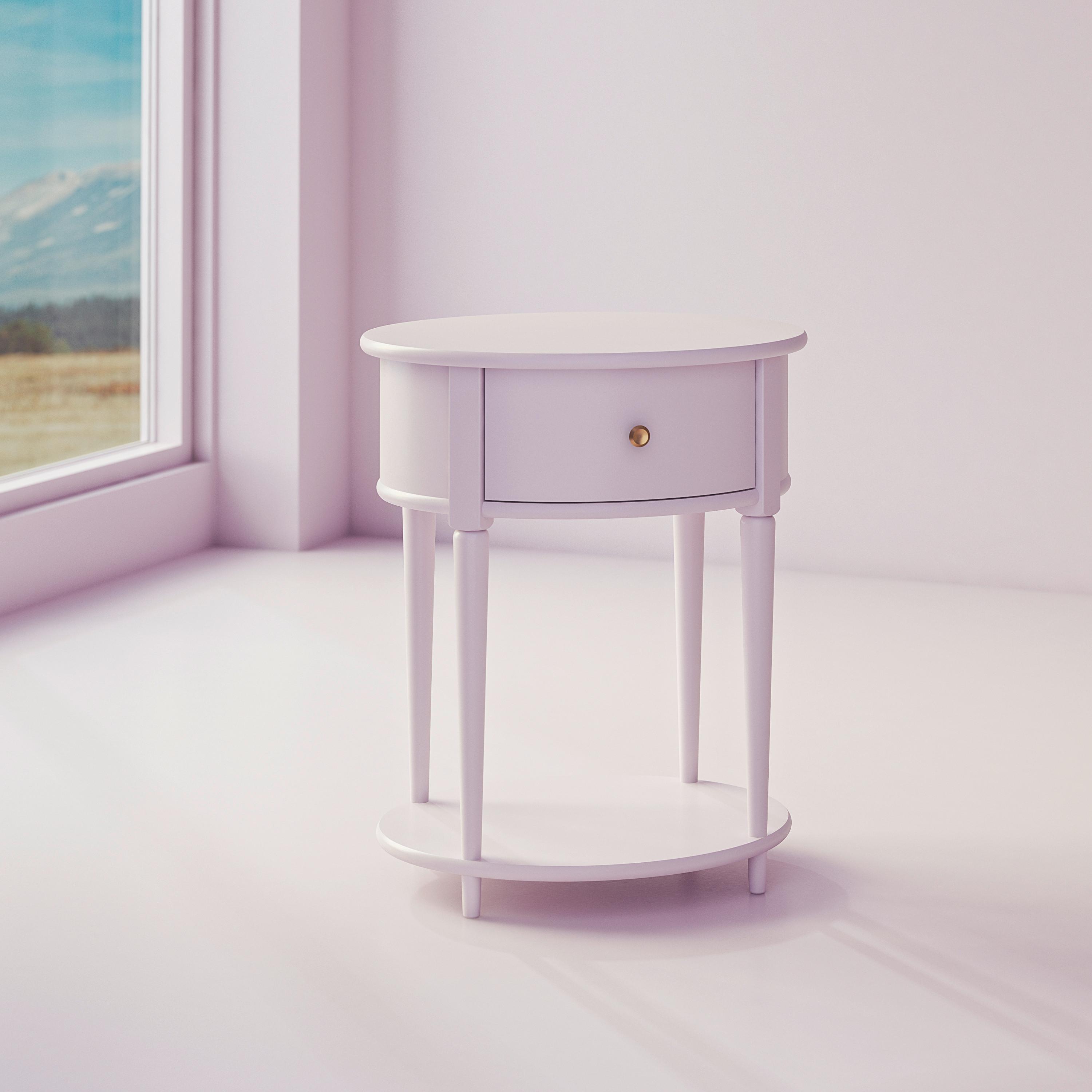 Beistelltisch Aurora Lila B: 55 cm - Lila, Design, Holzwerkstoff (55/45/66cm) - MID.YOU