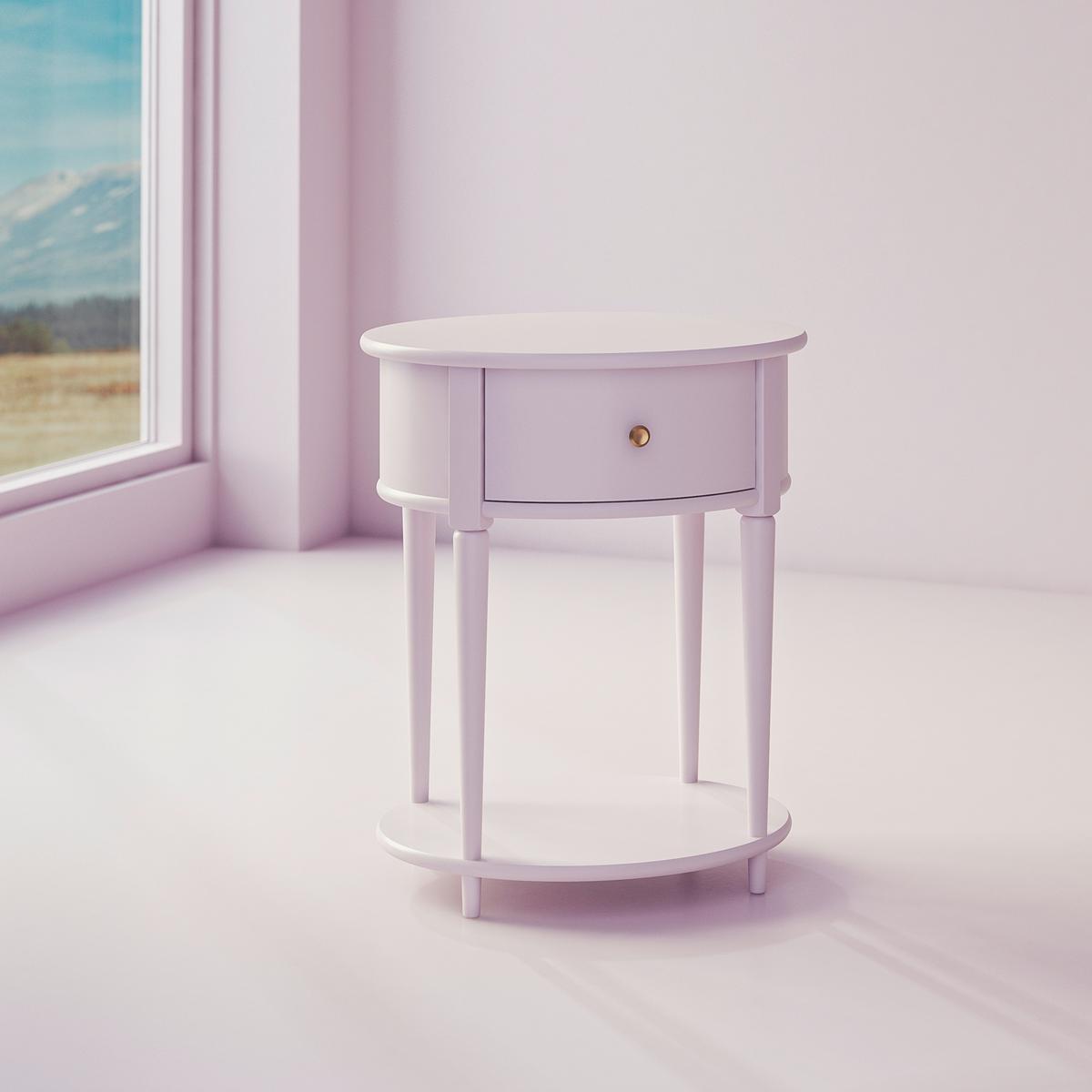 Beistelltisch Aurora Lila B: 55 cm - Lila, Design, Holzwerkstoff (55/45/66cm) - MID.YOU