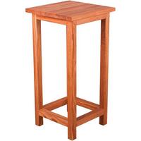 Gartenhocker Echtholz Eichefarben Geölt - Eichefarben, Basics, Holz (30/60/30cm) - Gardenson