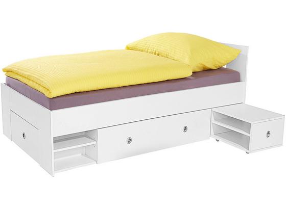 Ágykeret Azurro - fehér, modern, faanyagok (204/75/95cm) Ágykeret Azurro - fehér, modern, faanyagok (204/75/95cm)
