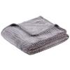 Kuscheldecke Milo Silber 180x220 cm - Silberfarben, ROMANTIK / LANDHAUS, Textil (180/220cm) - James Wood