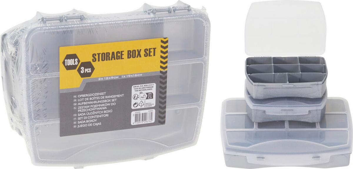 Rendszerező 3 Darabos - Konventionell (20/16/6cm)