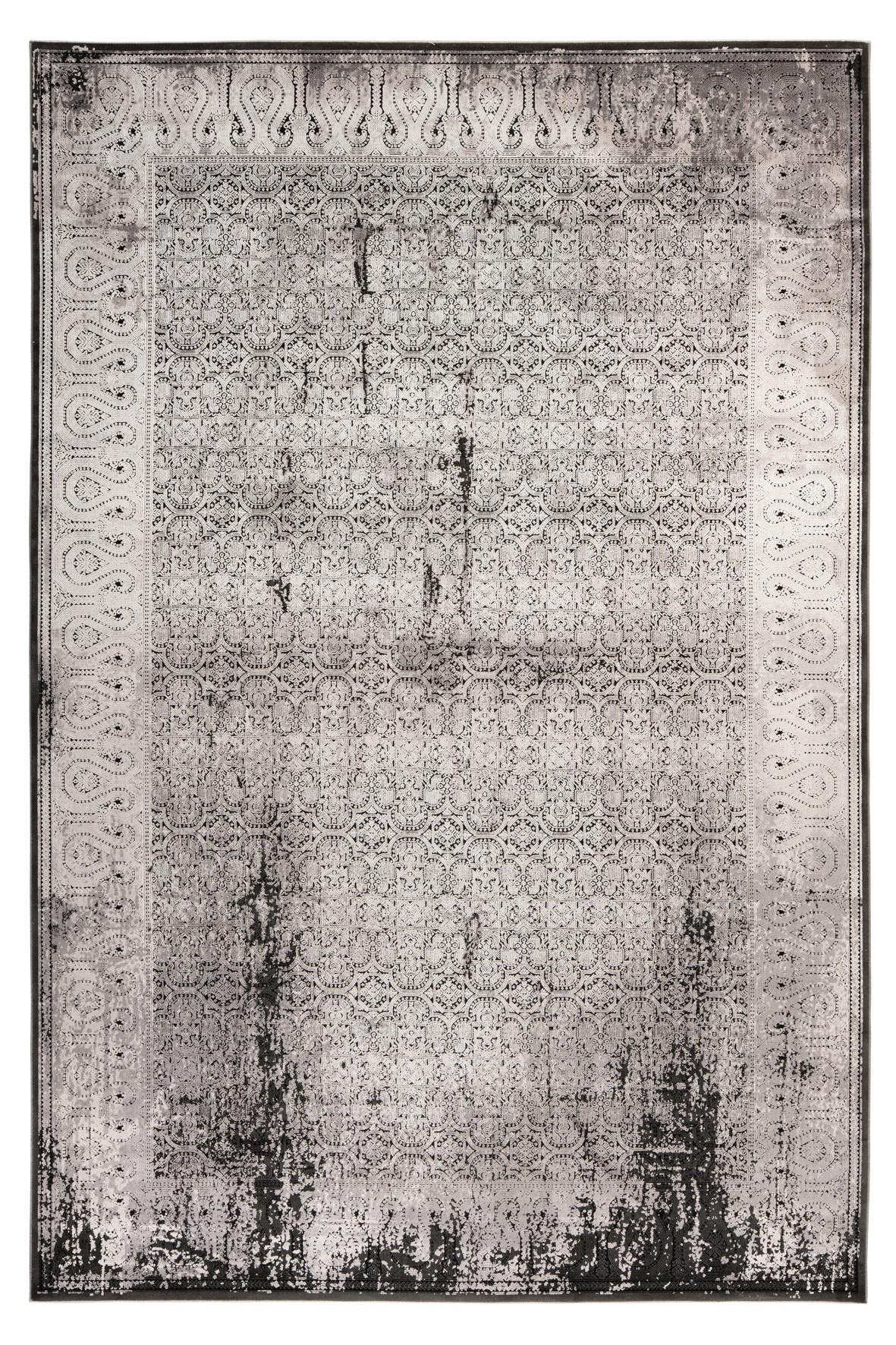 Webteppich My Eden Of Obsession - Schwarz/Grau, Design, Textil (140/200cm) - Obsession