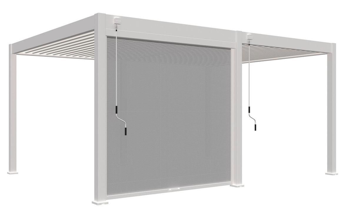Pavillon-rollo 265x235cm Wetterfest - Weiß, Basics, Textil/Metall (265/235/10cm) - WEIDE