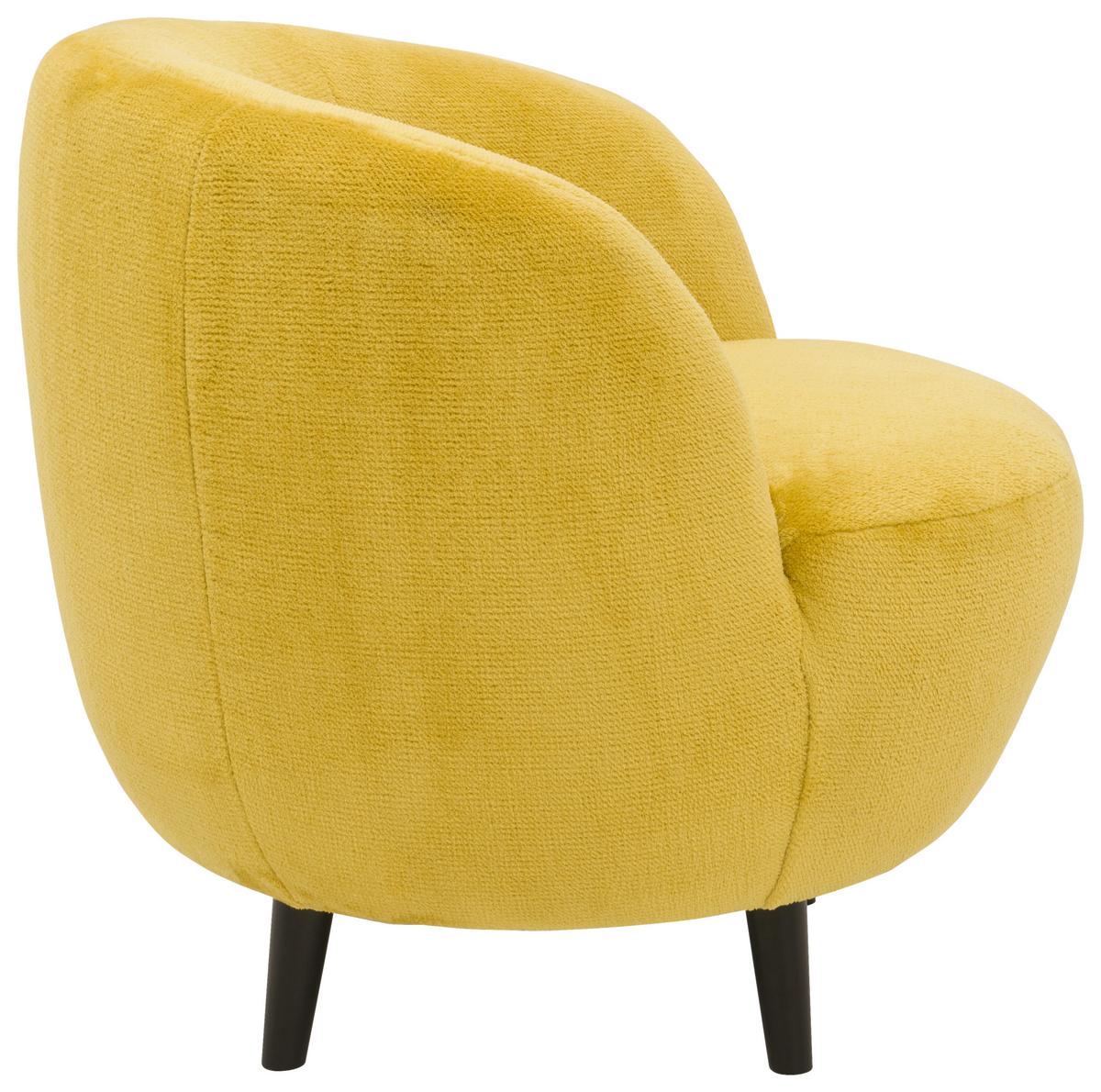 Sessel Looks Xiv - Gelb/Schwarz, Design, Textil (72/72/76cm) - LOOKS by W.Joop