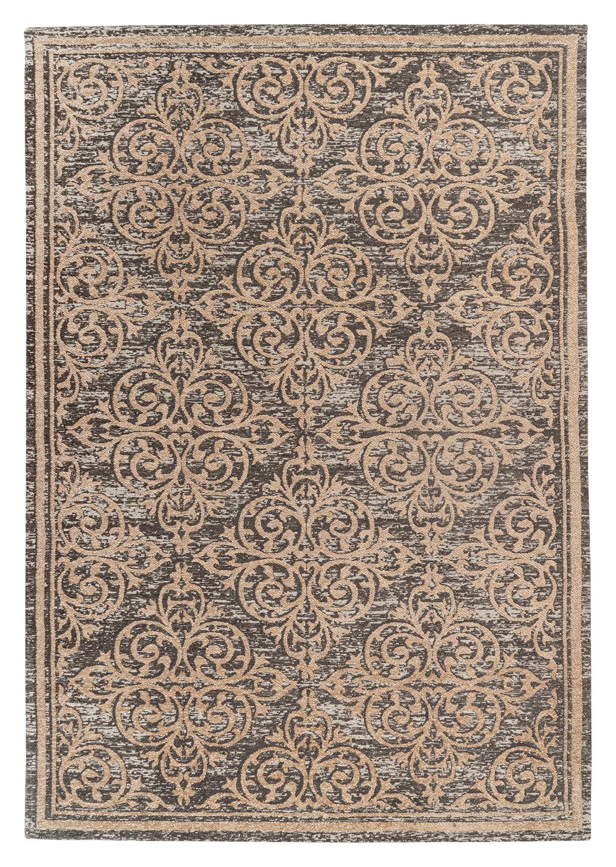Flachwebteppich Davio 100 - Beige, KONVENTIONELL, Textil (160/230cm)