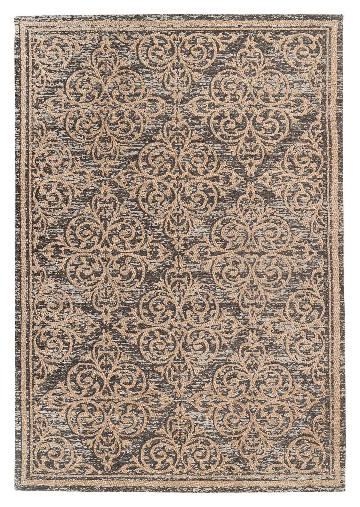 Flachwebeteppich Davio 100 - Beige, KONVENTIONELL, Textil (160/230cm)