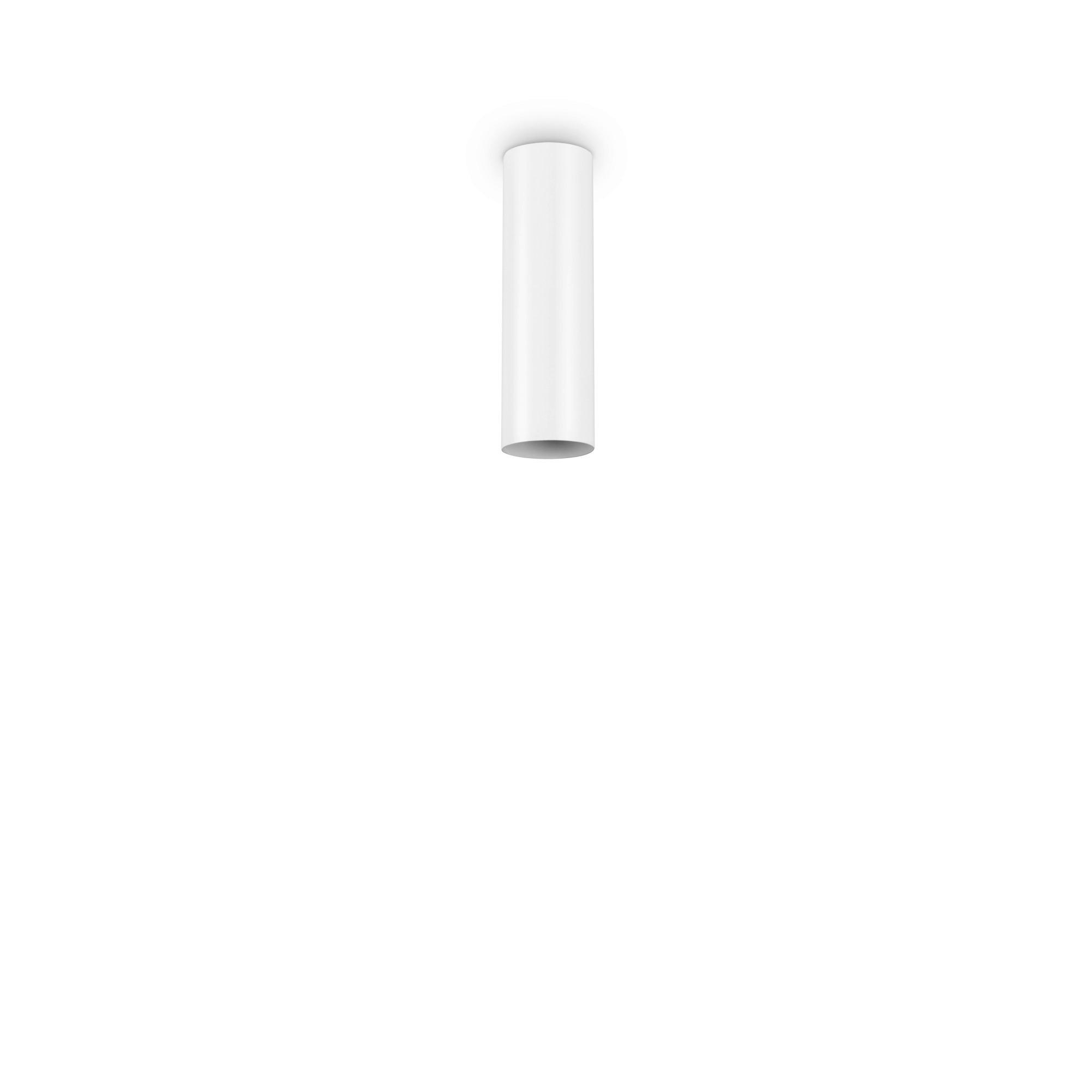 AUFBAULEUCHTE 233079 LOOK PL1 - Weiß, KONVENTIONELL, Metall (6/20cm) - Ideal Lux