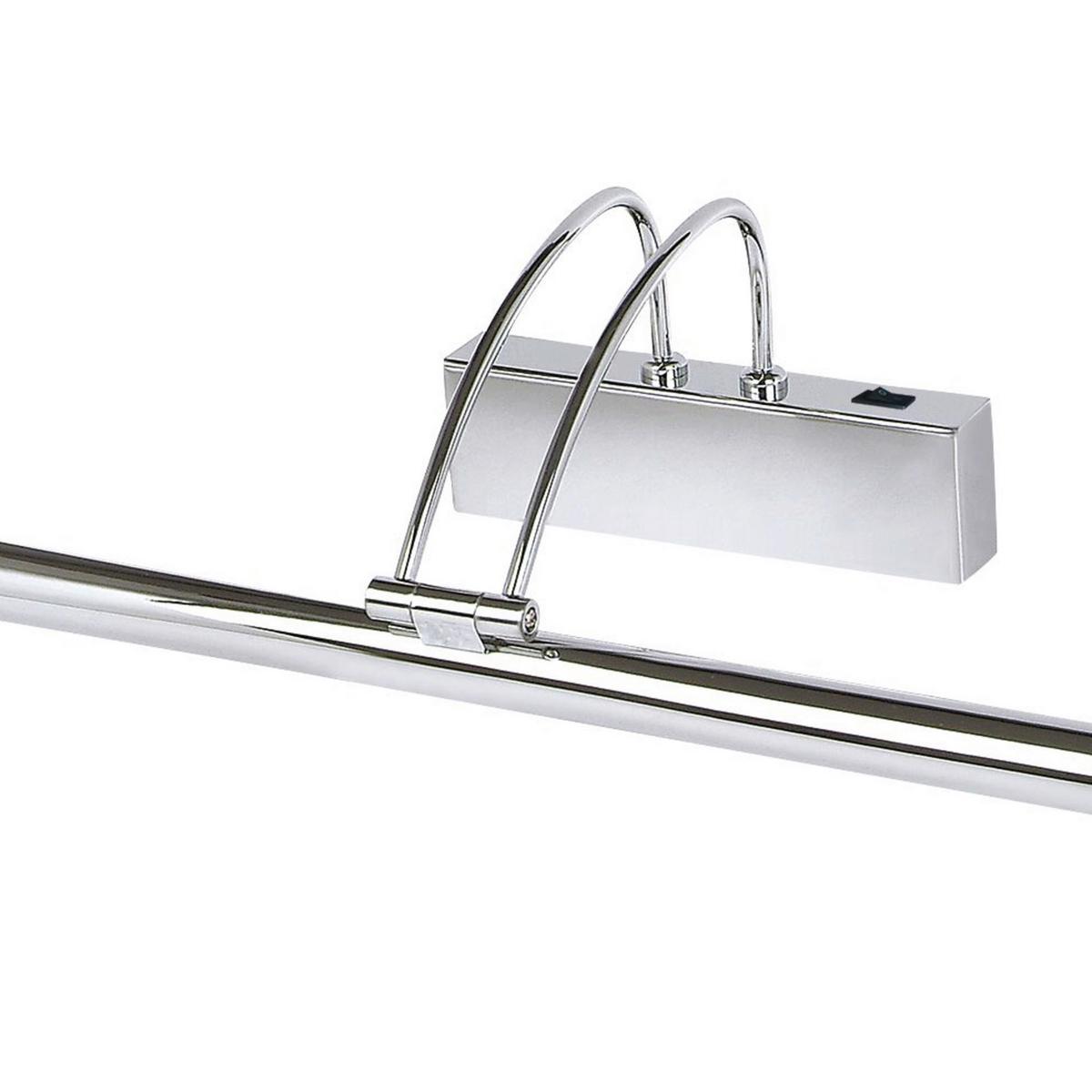 Led-bilderleuchte 8343cc Majorca - Chromfarben, KONVENTIONELL, Kunststoff/Metall (68/12/20cm)