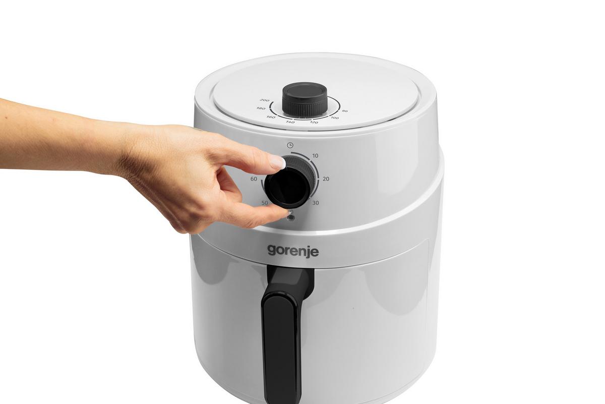 Heißluftfritteuse, 4,5liter Af1300xg - Weiß, Basics, Kunststoff/Metall (26/31,3/31,7cm)