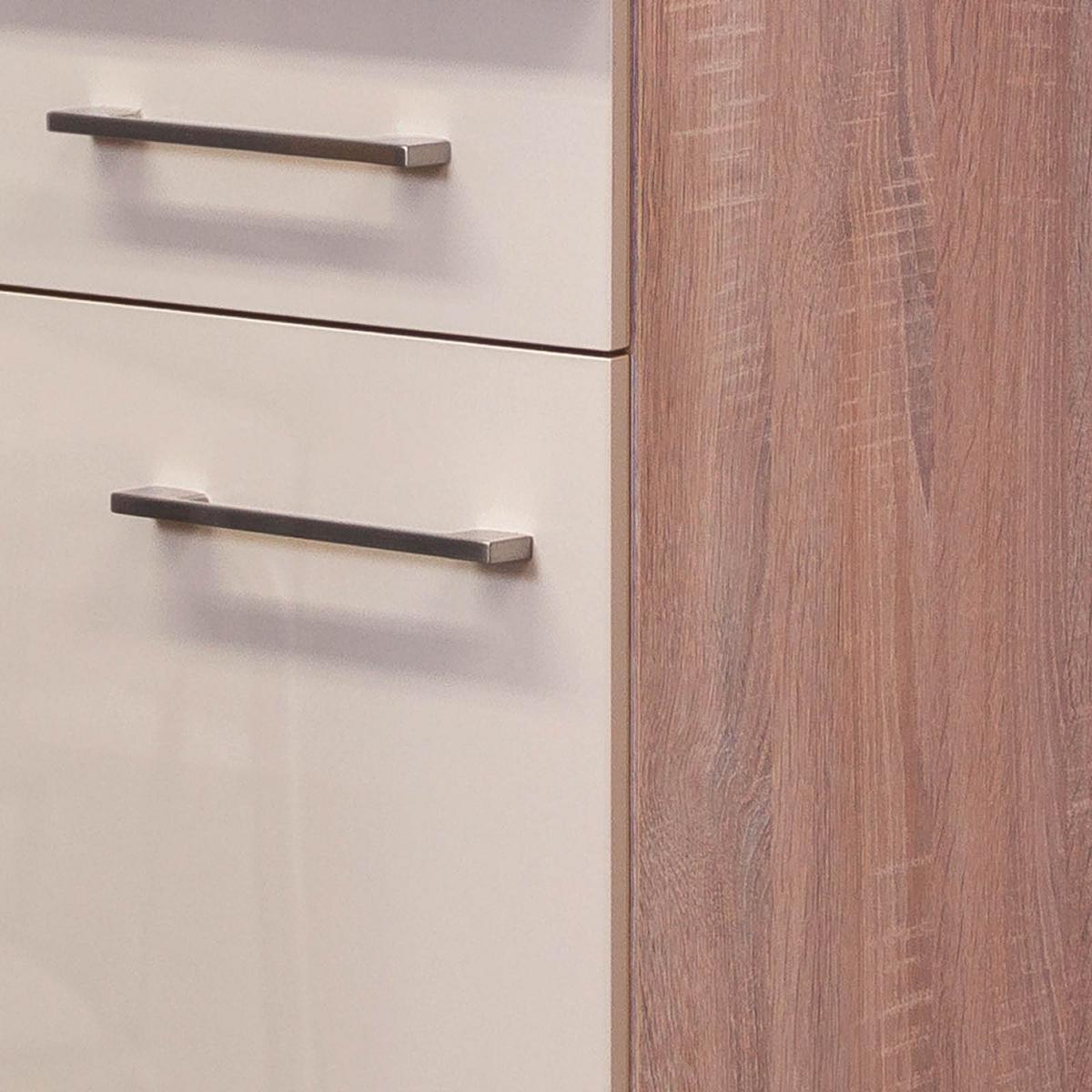 Küchenunterschrank Nepal 30 Cm Kaschmir/eiche Dekor M. Lade - Kaschmir/Sonoma Eiche, MODERN, Holzwerkstoff (30/86/60cm) - FlexWell