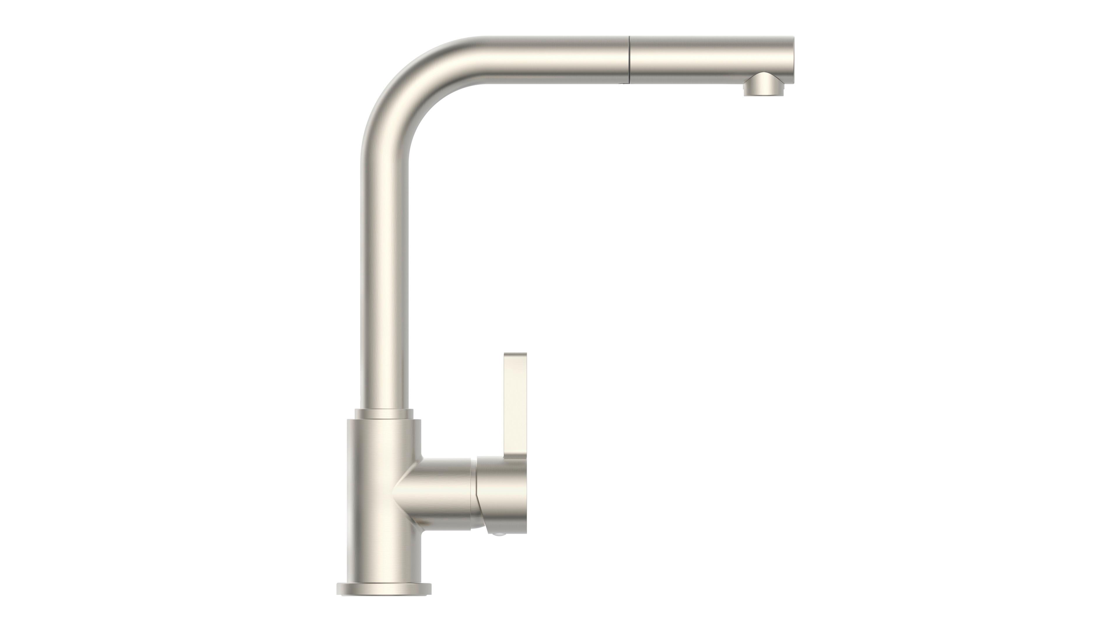 Küchenarmatur Sistant Oslo - Edelstahlfarben, Basics, Metall (32cm) - Sistant