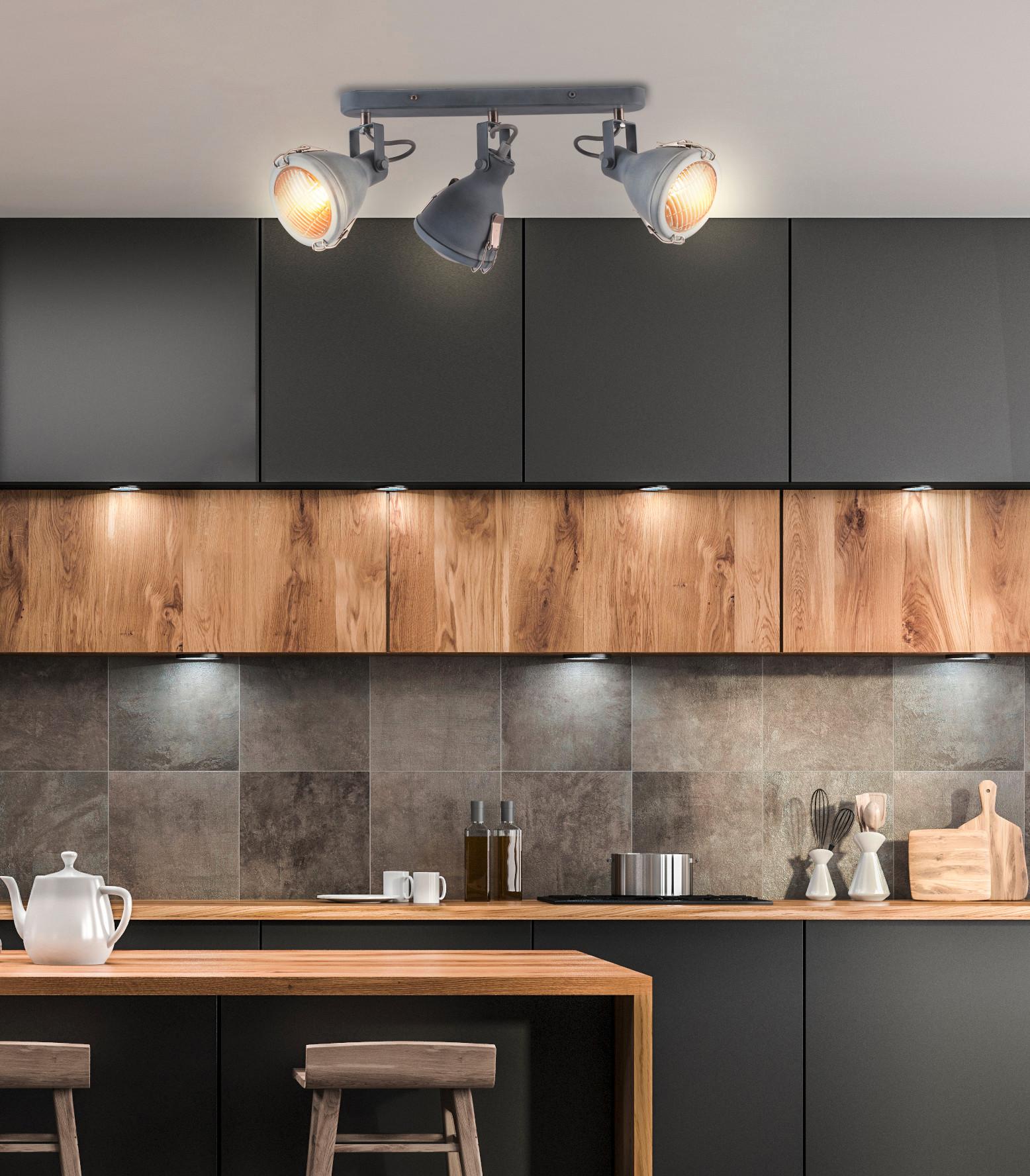 Strahler 93-71125 Crodo - Grau, Trend, Metall (54/11/19cm)