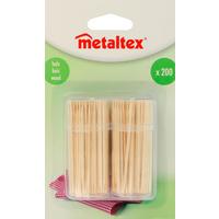 Fogpiszkáló 2x100 Db - fa (6,5/6/3cm)