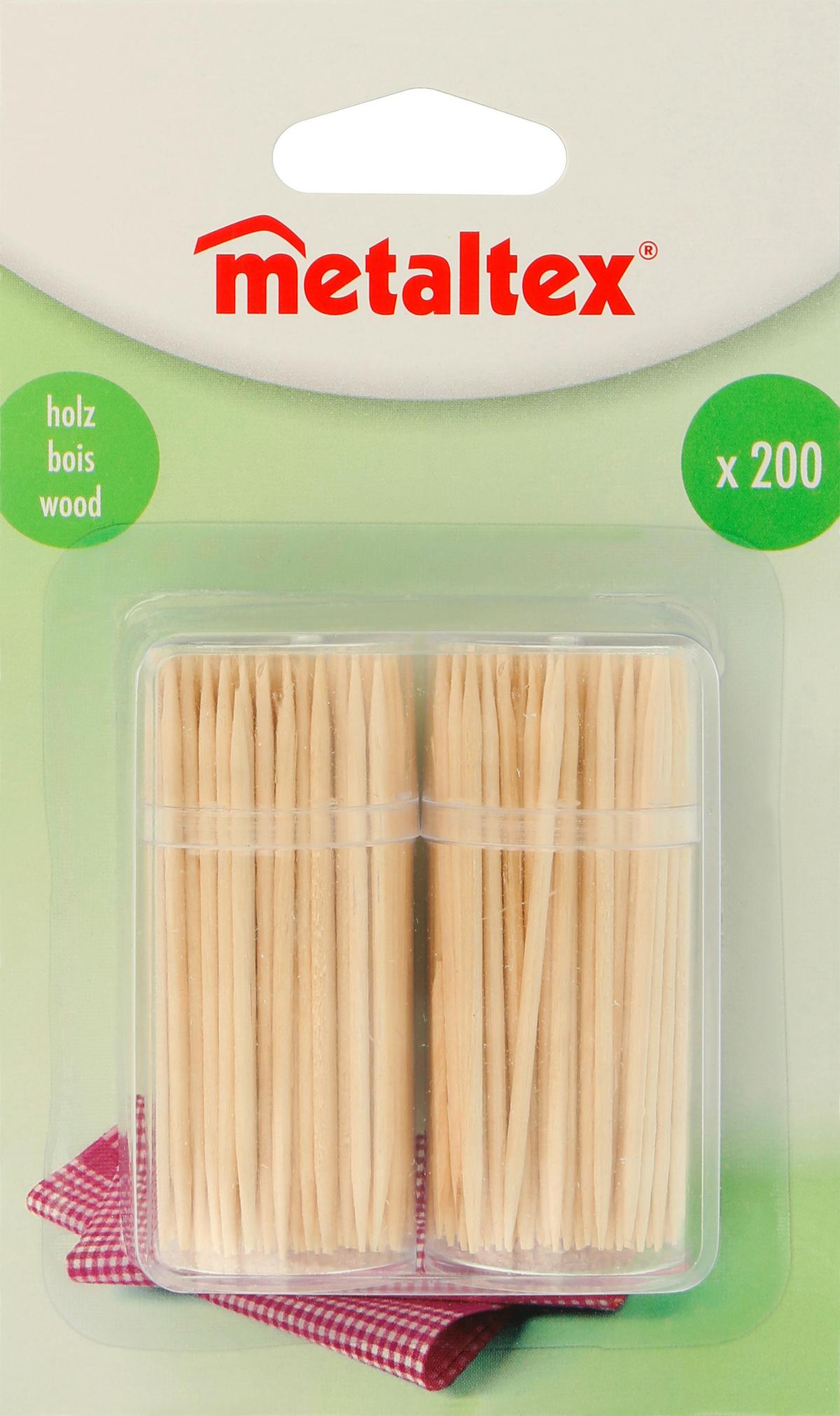 Fogpiszkáló 2x100 Db - fa (6,5/6/3cm)