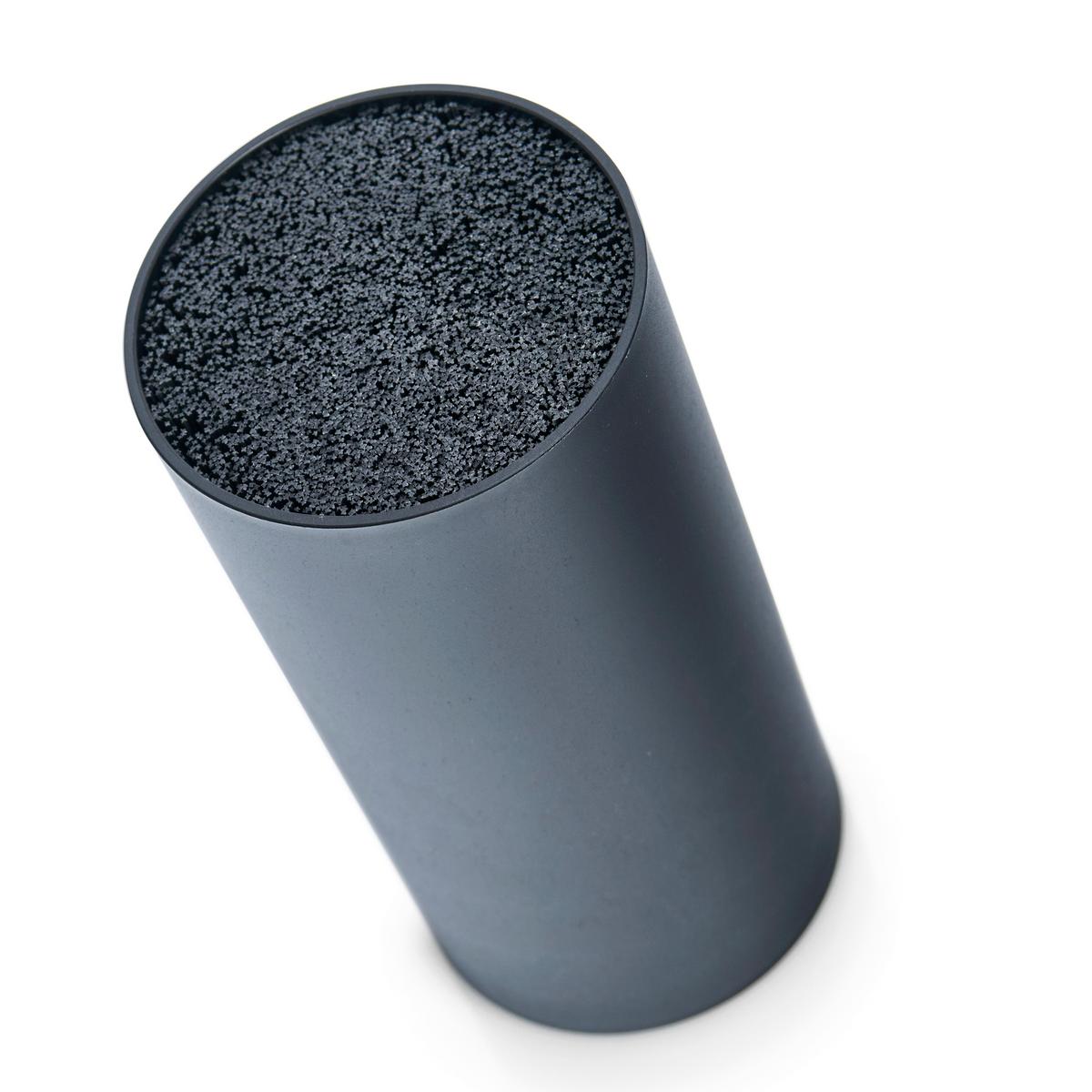 Messerblock Metall, Kunststoff 6-teilig - Schwarz, Basics, Kunststoff/Metall (11cm) - Zeller Present