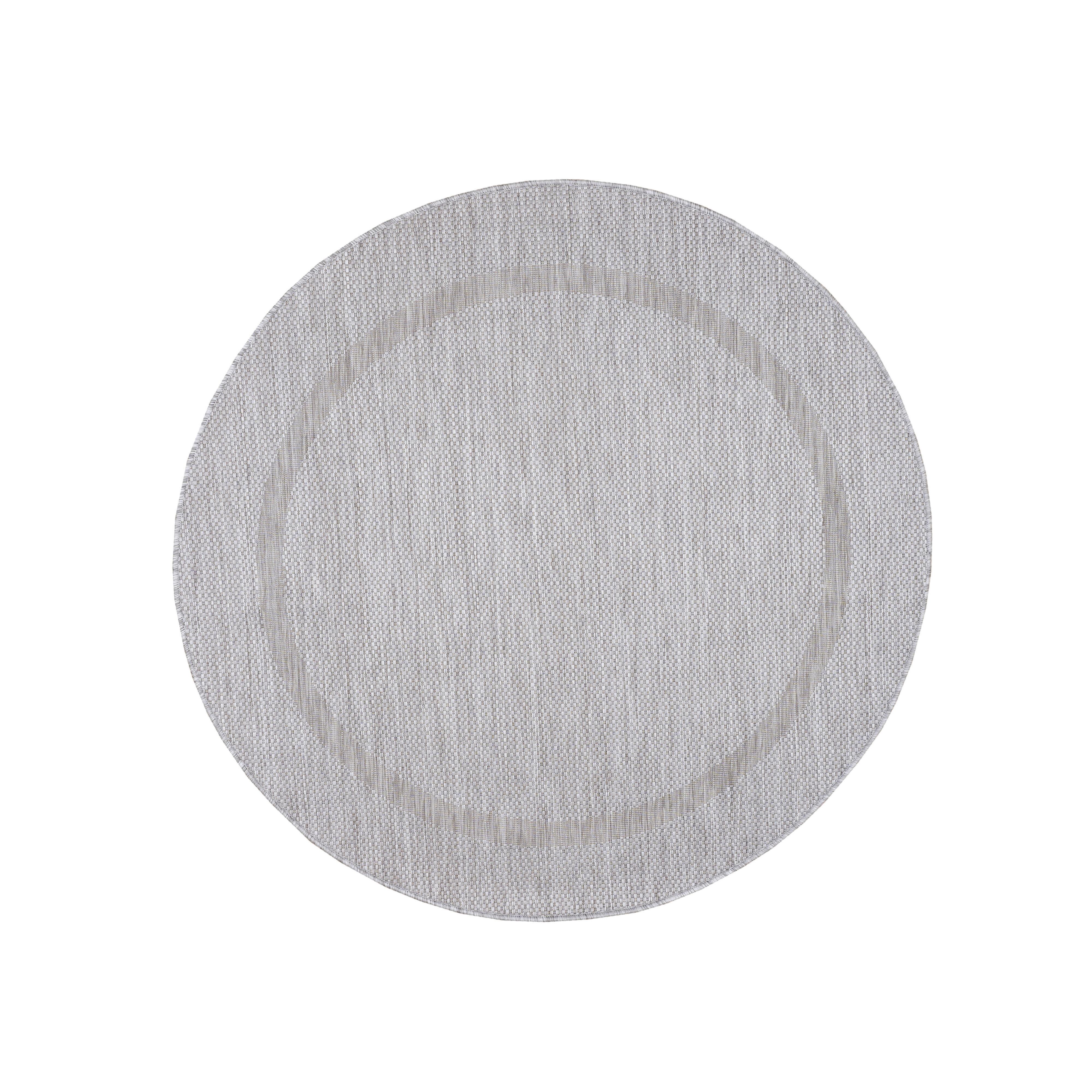 Flachwebteppich Relax - Silberfarben, Basics, Textil (200/200cm) - Novel