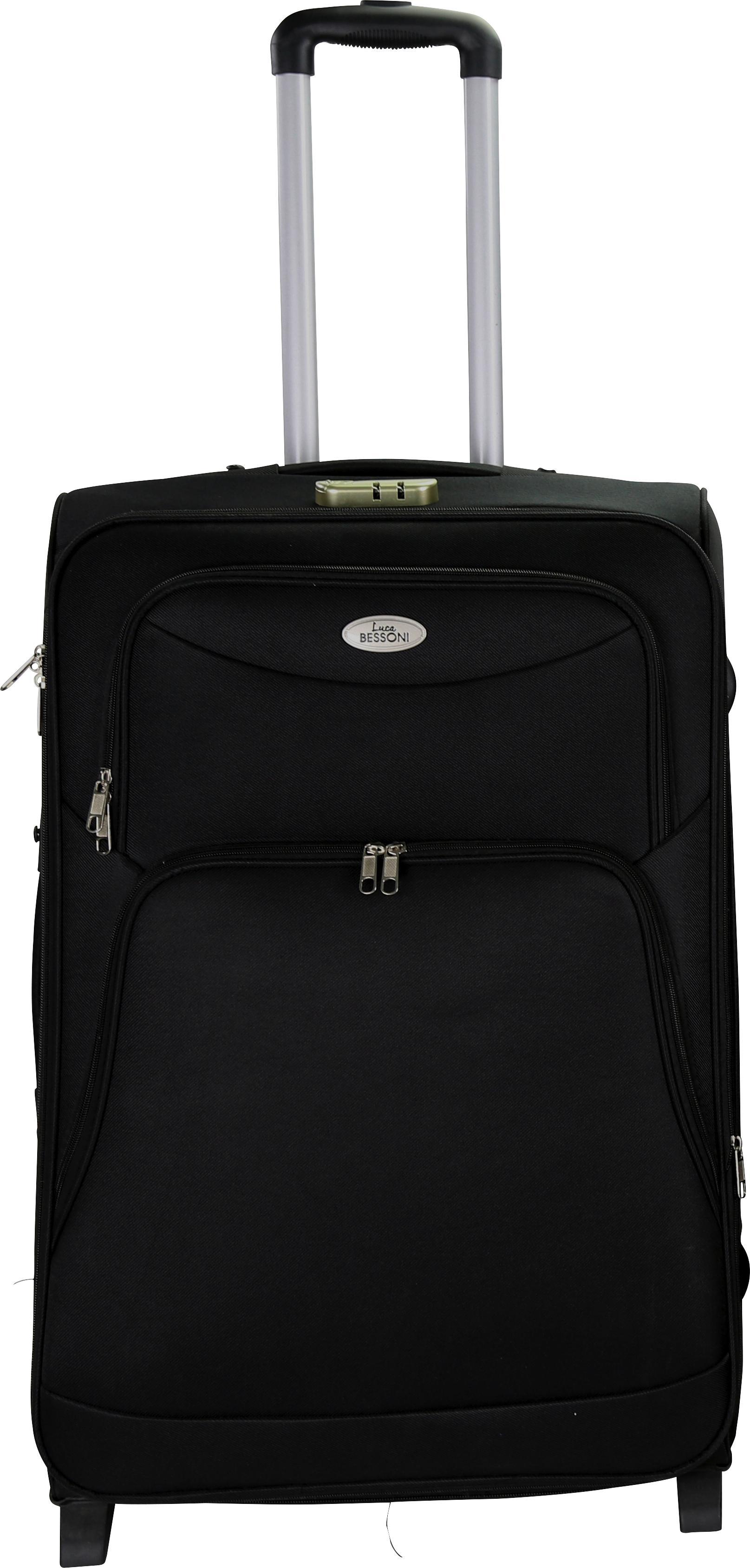 Utazóbőrönd Ingolf - Szürke/Fekete, modern, Műanyag/Fém (48,5/70/30cm) - Luca Bessoni