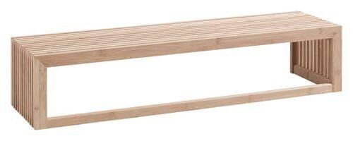 Wandgarderobe Rib Regal - Naturfarben, Design, Holz (94,5/20/27cm) - MID.YOU